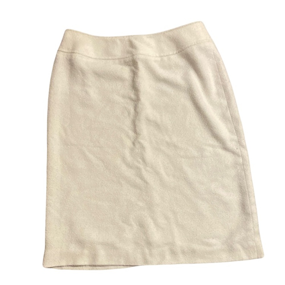 Perry Ellis Cream Pencil Skirt for Cocktail